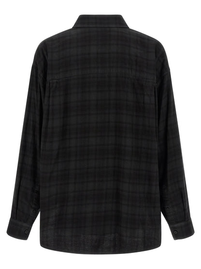 Shirt by Balenciaga for men in cotton black & print showcases a sublime silhouette, artfully detailed with a sublime and for a sophisticated, sublime finish.
