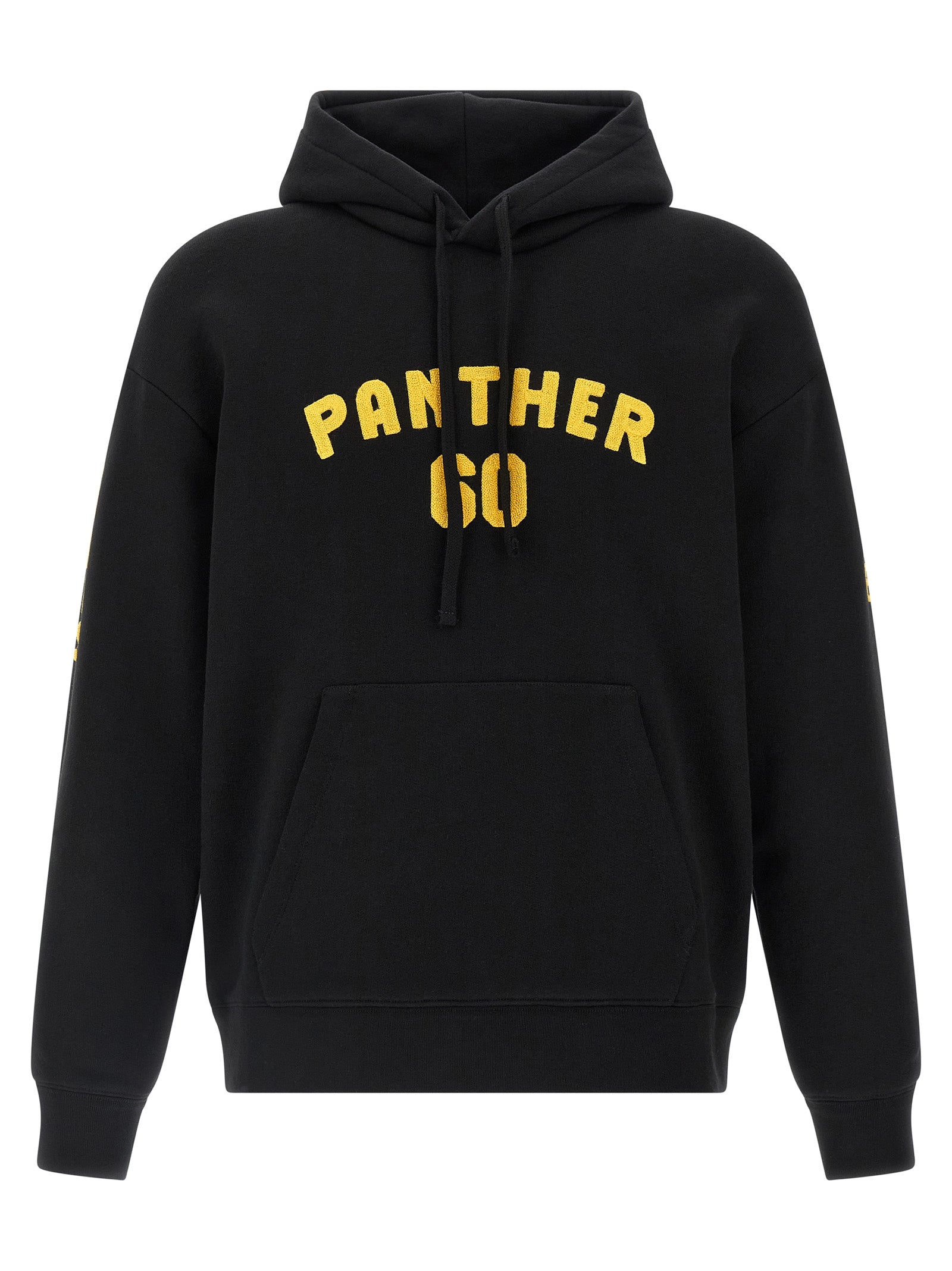 Sweatshirt Hoodie by Valentino Garavani for men in cotton black features a slouchy chic silhouette, detailed with a slouchy chic and a signature hooded neckline for an elevated aesthetic.