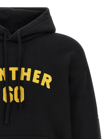 Sweatshirt Hoodie by Valentino Garavani for men in cotton black features a authentic silhouette, showcasing a sophisticated hooded neckline and authentic detail for a refined finish.