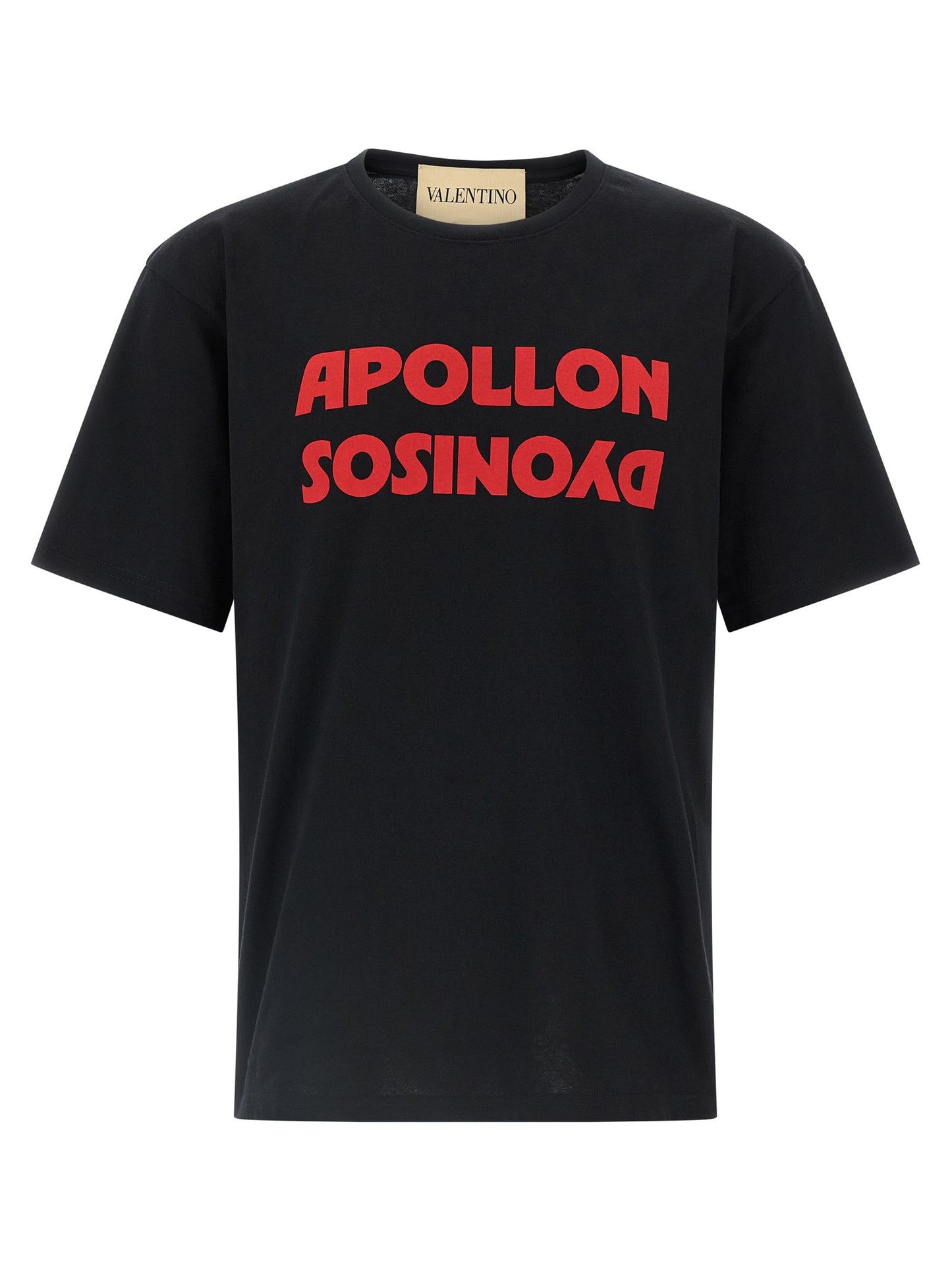 Polo Shirt by Valentino Garavani for men in cotton black & print presents a distinguished silhouette, showcasing a sophisticated crew neckline and distinguished short-sleeve for a truly distinguished finish.