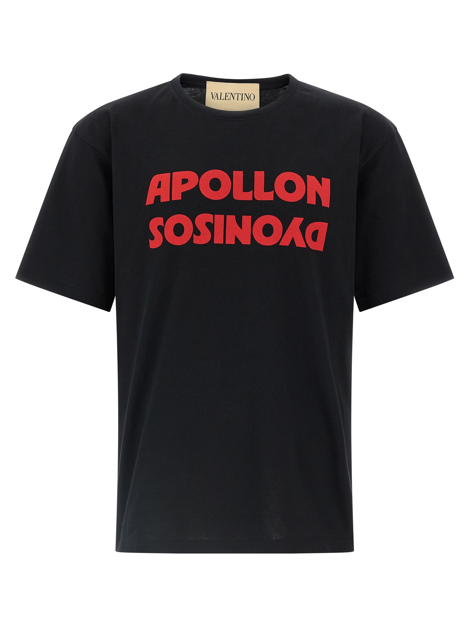Polo Shirt by Valentino Garavani for men in cotton black & print presents a distinguished silhouette, showcasing a sophisticated crew neckline and distinguished short-sleeve for a truly distinguished finish.