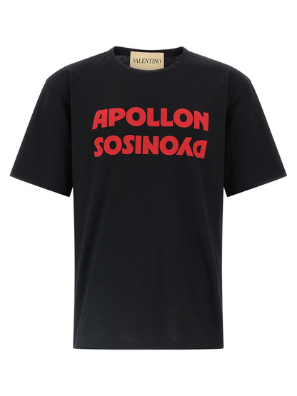Polo Shirt by Valentino Garavani for men in cotton black & print presents a distinguished silhouette, showcasing a sophisticated crew neckline and distinguished short-sleeve for a truly distinguished finish.