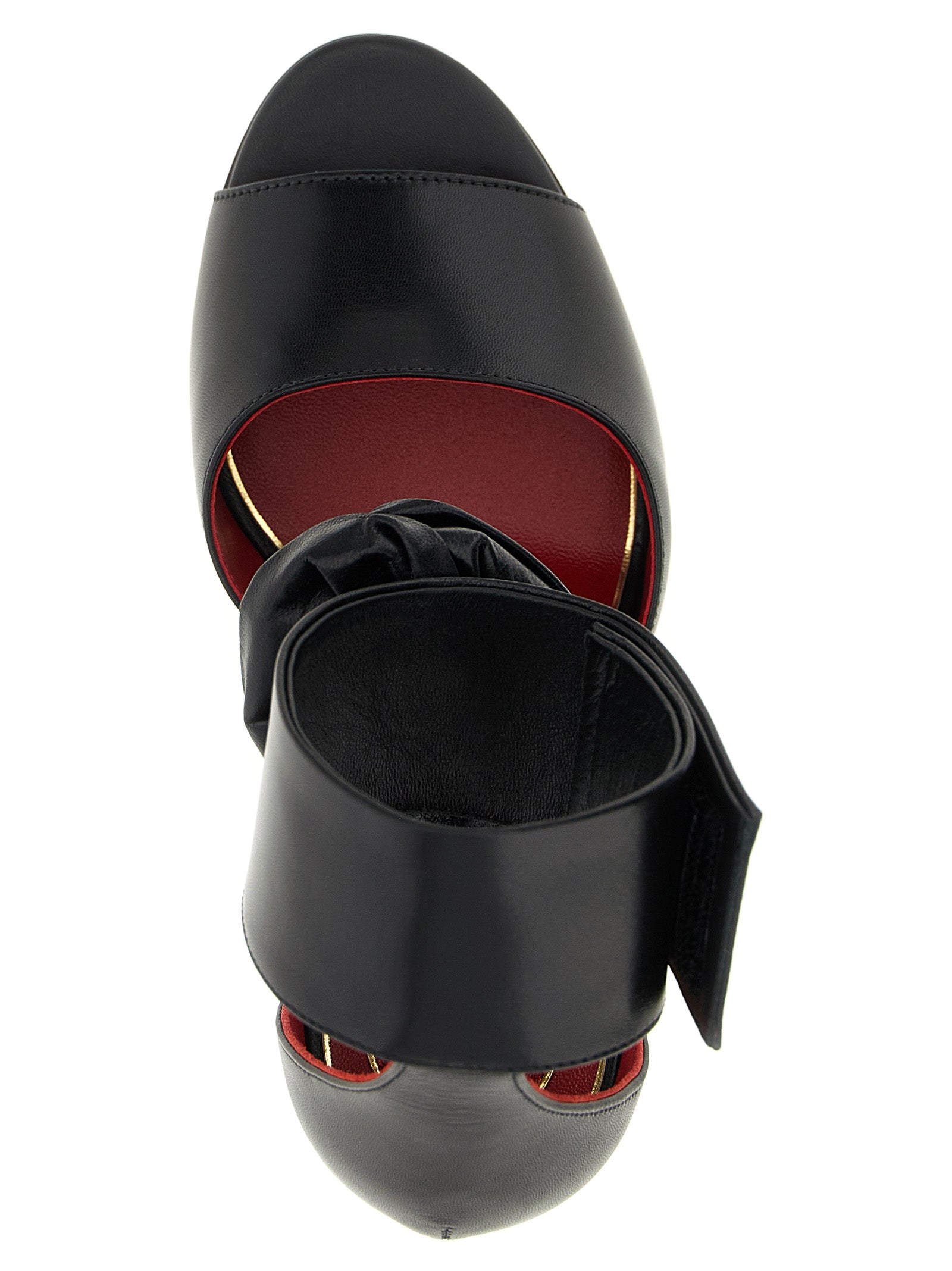 Stiletto Ankle Strap Sandals by Valentino Garavani for women in calfskin & goat leather black, pink, rose & signature presents a sculptural silhouette, showcasing the V Logo Women's Calfskin & Goat Leather Stiletto Ankle Strap Sandals design with a sculptural stiletto and for a premium look.