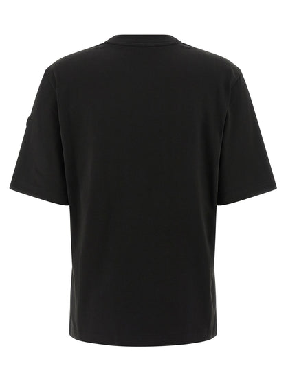 Activewear T-Shirt by MONCLER GENIUS for women in cotton black & signature features an contemporary design with , a length, and a contemporary .