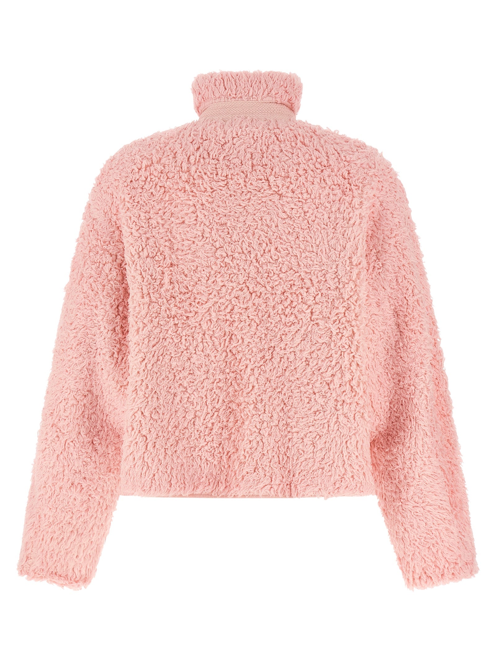 Jacket by Jil Sander for women in cotton multicolor & pink presents a authentic silhouette, artfully detailed with a authentic wrap high-neck neckline and functional pockets for a premium authentic finish.