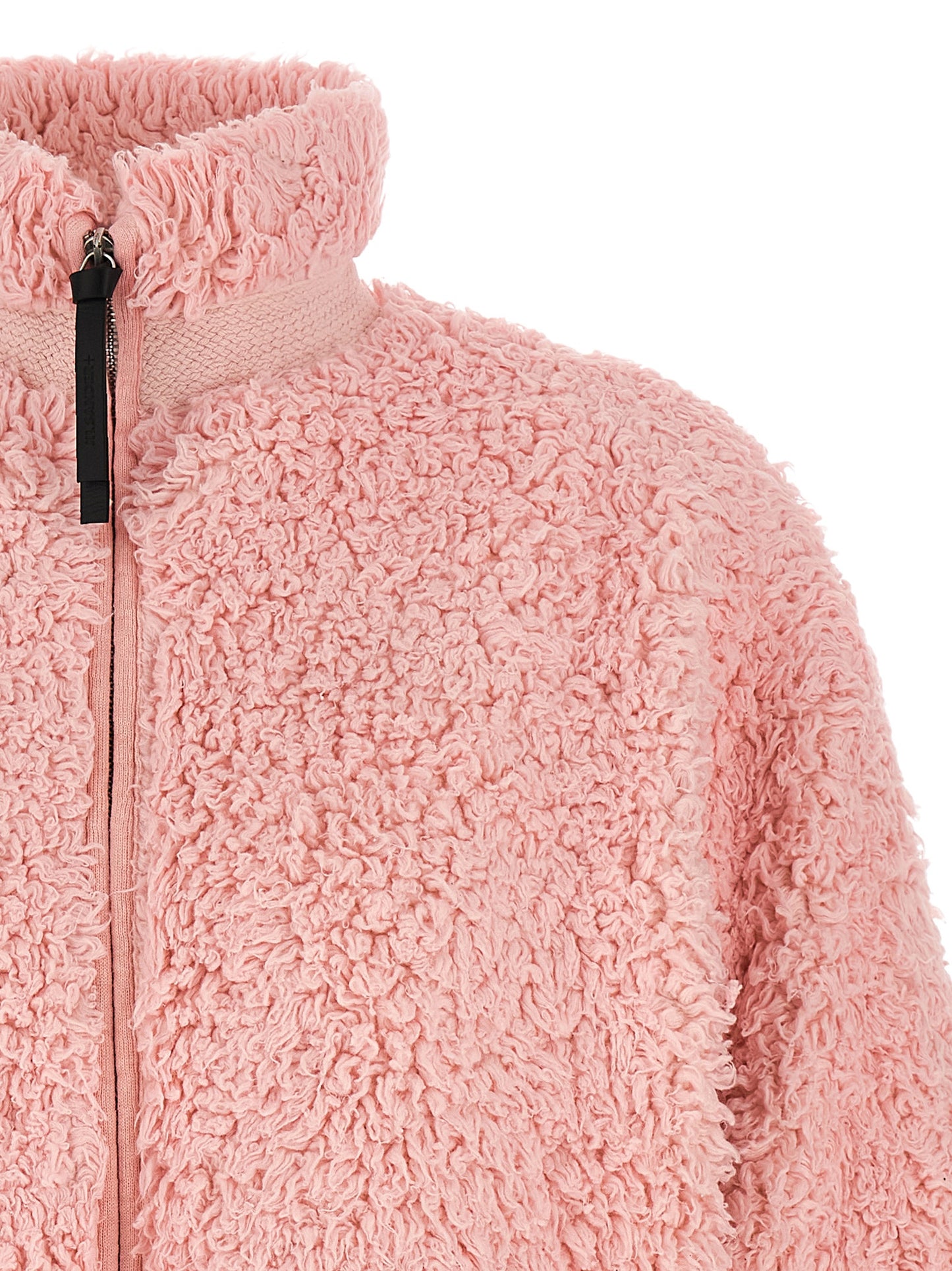 Jacket by Jil Sander for women in cotton multicolor & pink showcases a enveloping silhouette, artfully detailed with a enveloping wrap high-neck neckline and premium pockets for a truly enveloping finish.