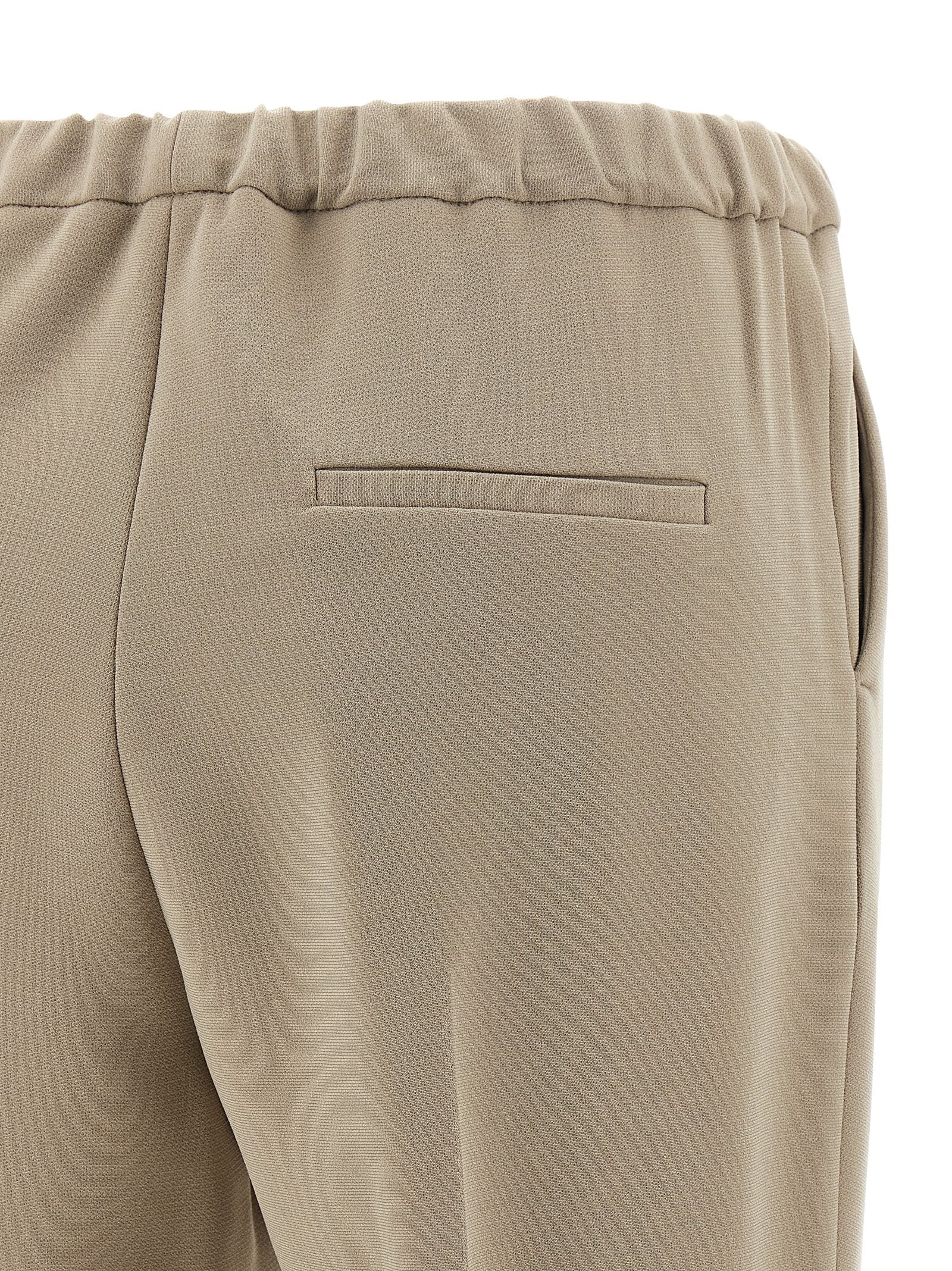 Casual Pants by Alberto Biani for women in polyester beige features an sophisticated and with a precise long, creating a sophisticated and sophisticated silhouette.