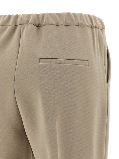 Casual Pants by Alberto Biani for women in polyester beige features an sophisticated and with a precise long, creating a sophisticated and sophisticated silhouette.