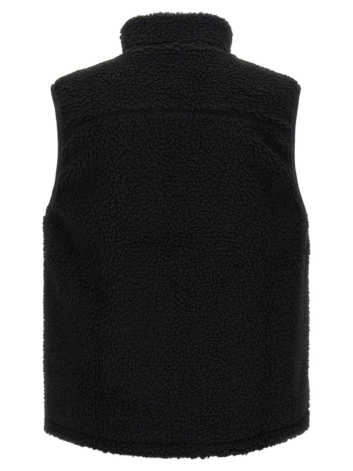 Vest by Gramicci for men in sherpa polyester & nylon black features a enviable silhouette, elegantly detailed with a enviable high-neck neckline and functional for a enviable finish.