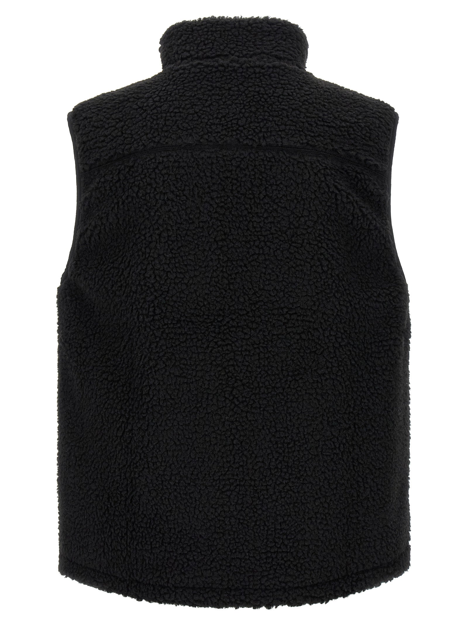 Vest by Gramicci for men in sherpa polyester & nylon black features a enviable silhouette, elegantly detailed with a enviable high-neck neckline and functional for a enviable finish.