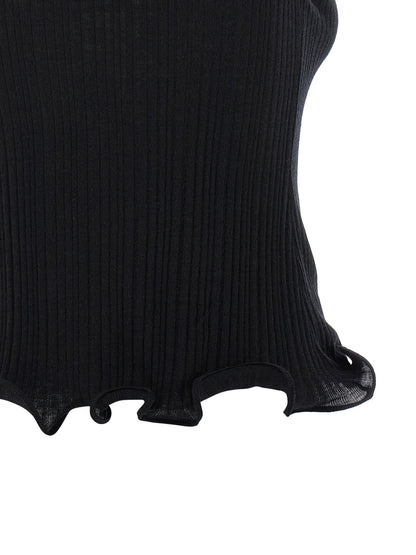 T-Shirt by Fendi for women in cotton polyester black showcases a dramatic silhouette, elegantly detailed with a dramatic and for a truly dramatic finish.