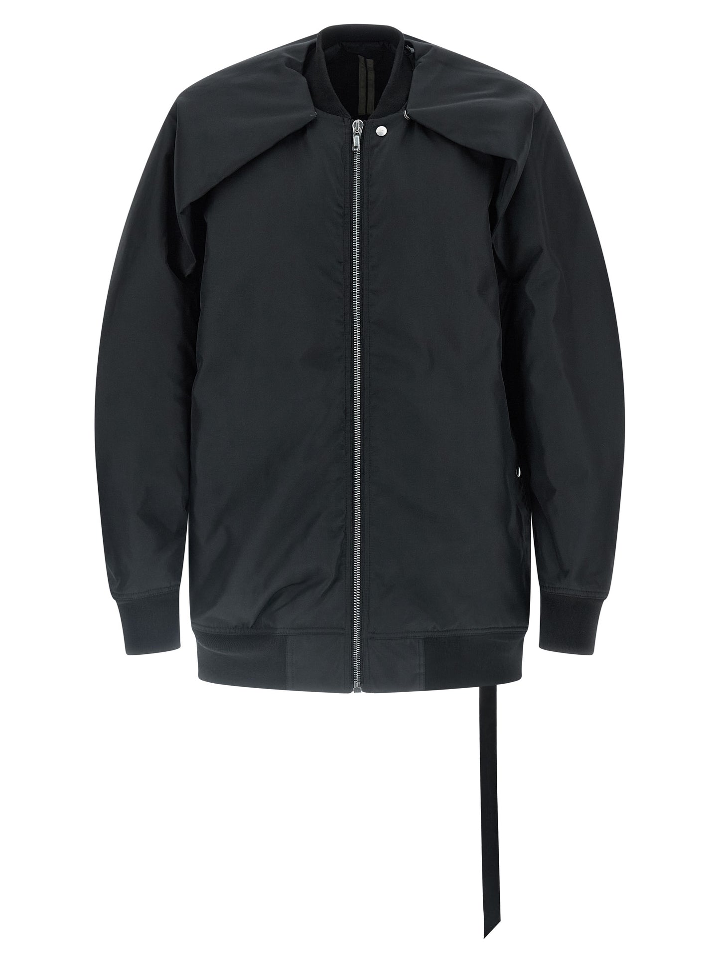 Bomber Jacket by DRKSHDW for men in nylon black features an contemporary silhouette, showcasing a sophisticated and contemporary pockets & insulated for a truly refined look.