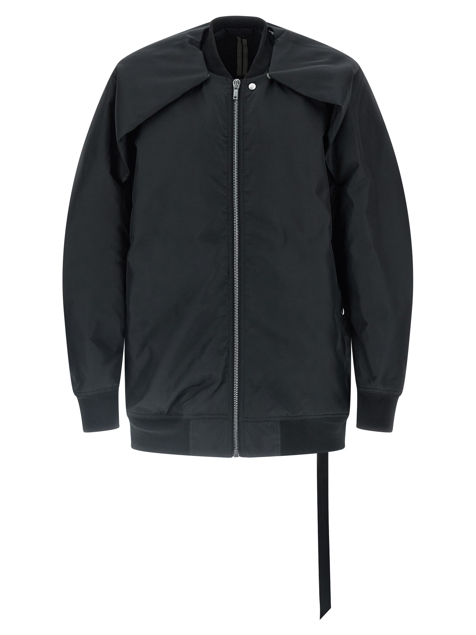 Bomber Jacket by DRKSHDW for men in nylon black features an contemporary silhouette, showcasing a sophisticated and contemporary pockets & insulated for a truly refined look.