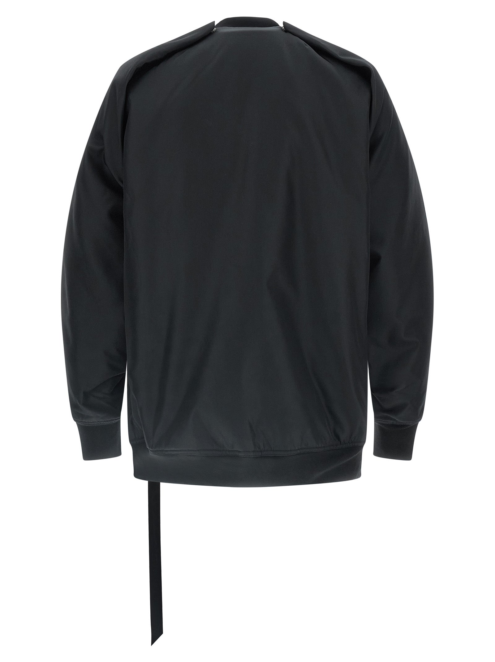 Bomber Jacket by DRKSHDW for men in nylon black features a dramatic silhouette, showcasing a sophisticated and distinctive pockets & insulated for a dramatic aesthetic.