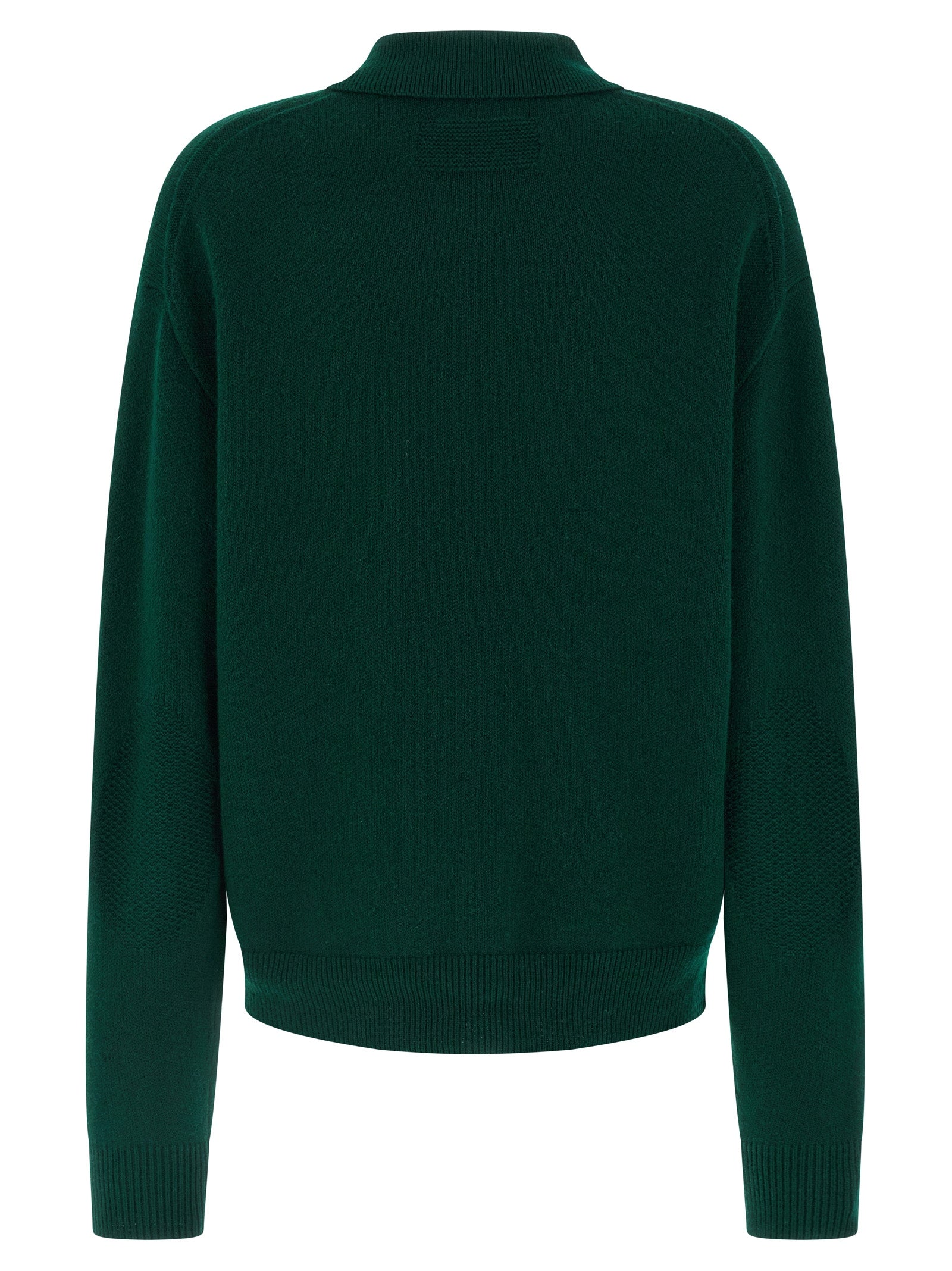 Polo Shirt by Guest in Residence for women in cashmere bicolour & green features a eye catching silhouette, showcasing a refined and for a eye catching finish.