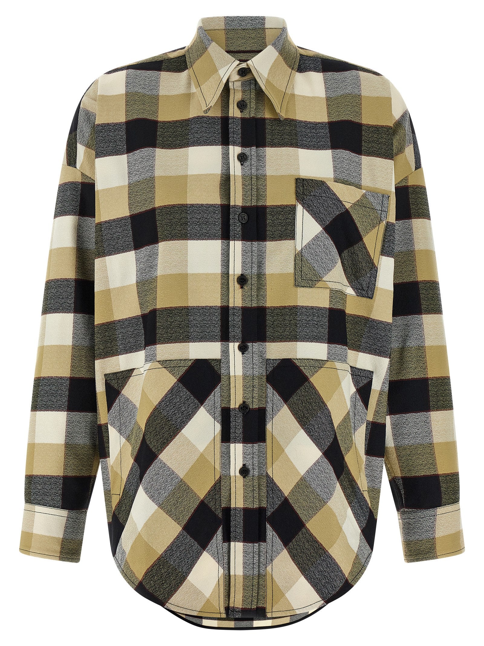 Blouse by Missoni for women in polyester beige & patterned features an polished silhouette, showcasing a sophisticated and long-sleeve detail for a truly polished finish.