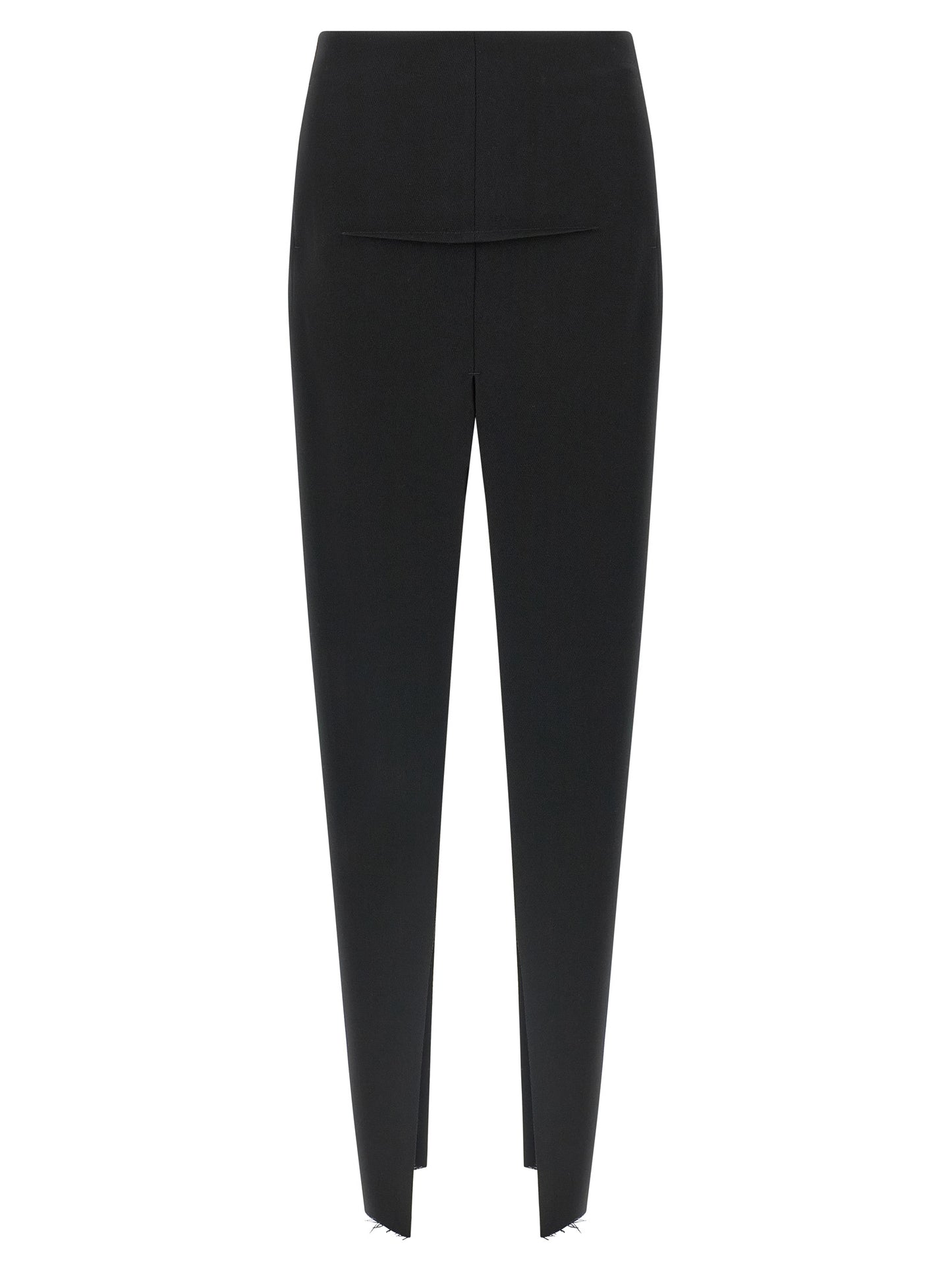 Skirt by Rick Owens for women in cupro & virgin wool black features a sublime silhouette, showcasing the sublime design of the Women's Cupro & Virgin Wool Mini Skirt in a sophisticated mini.