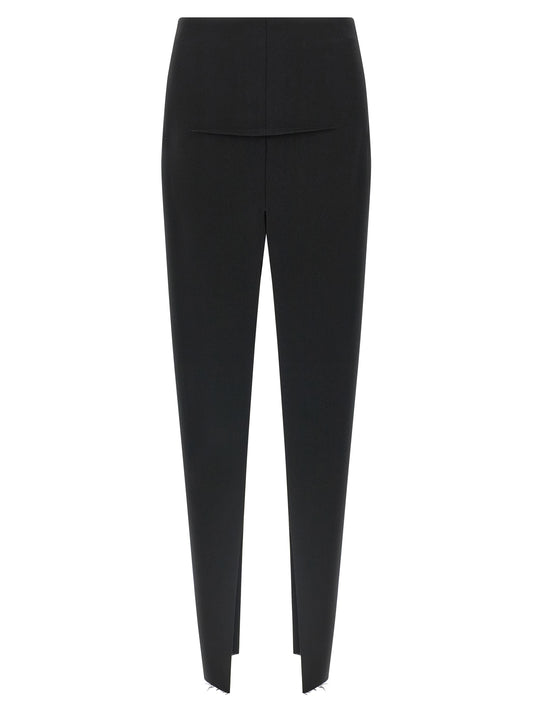 Skirt by Rick Owens for women in cupro & virgin wool black features a sublime silhouette, showcasing the sublime design of the Women's Cupro & Virgin Wool Mini Skirt in a sophisticated mini.
