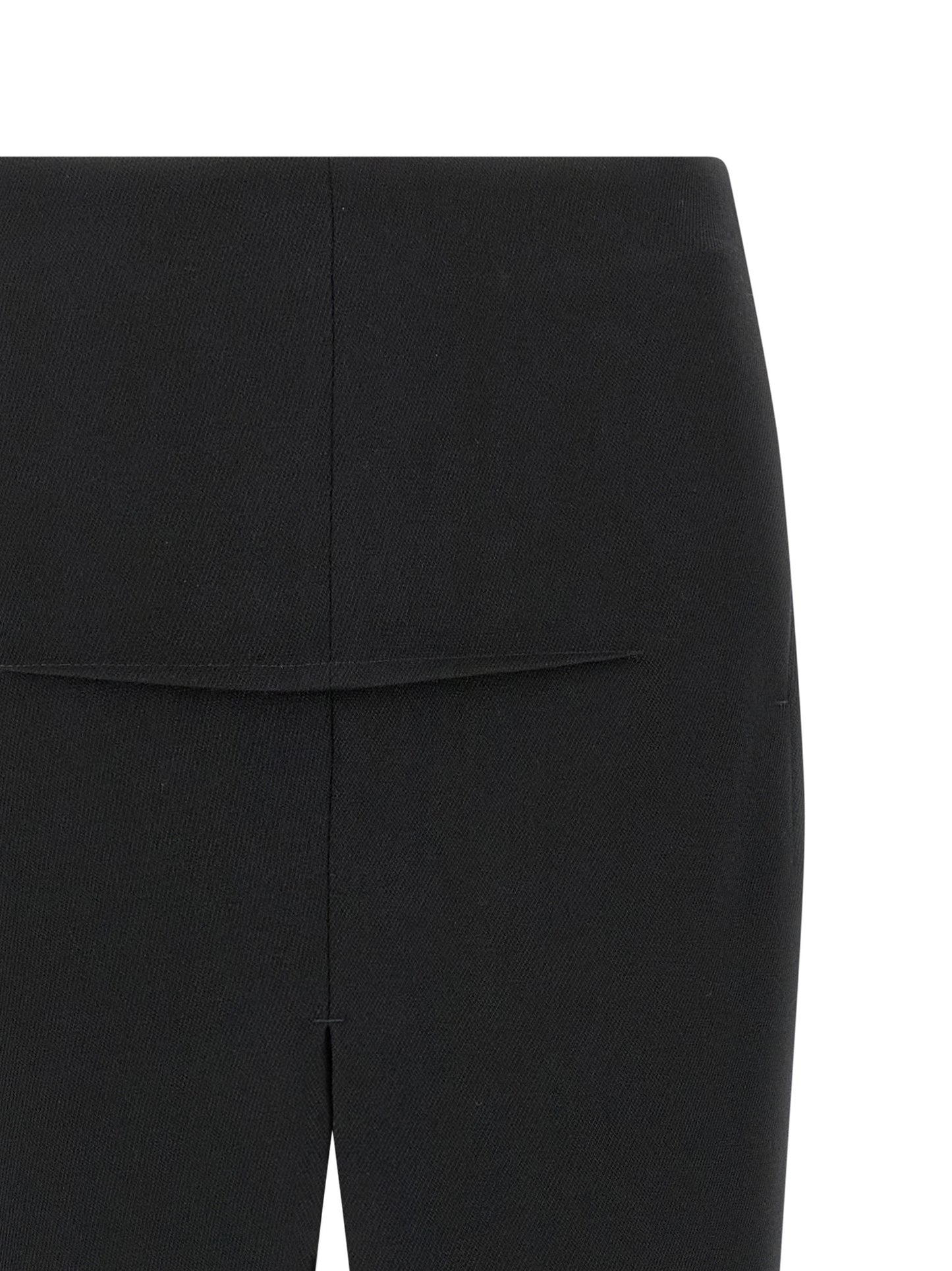 Skirt by Rick Owens for women in cupro & virgin wool black features an tailored silhouette, artfully capturing the essence of Women's Cupro & Virgin Wool Mini Skirt in a sophisticated mini.
