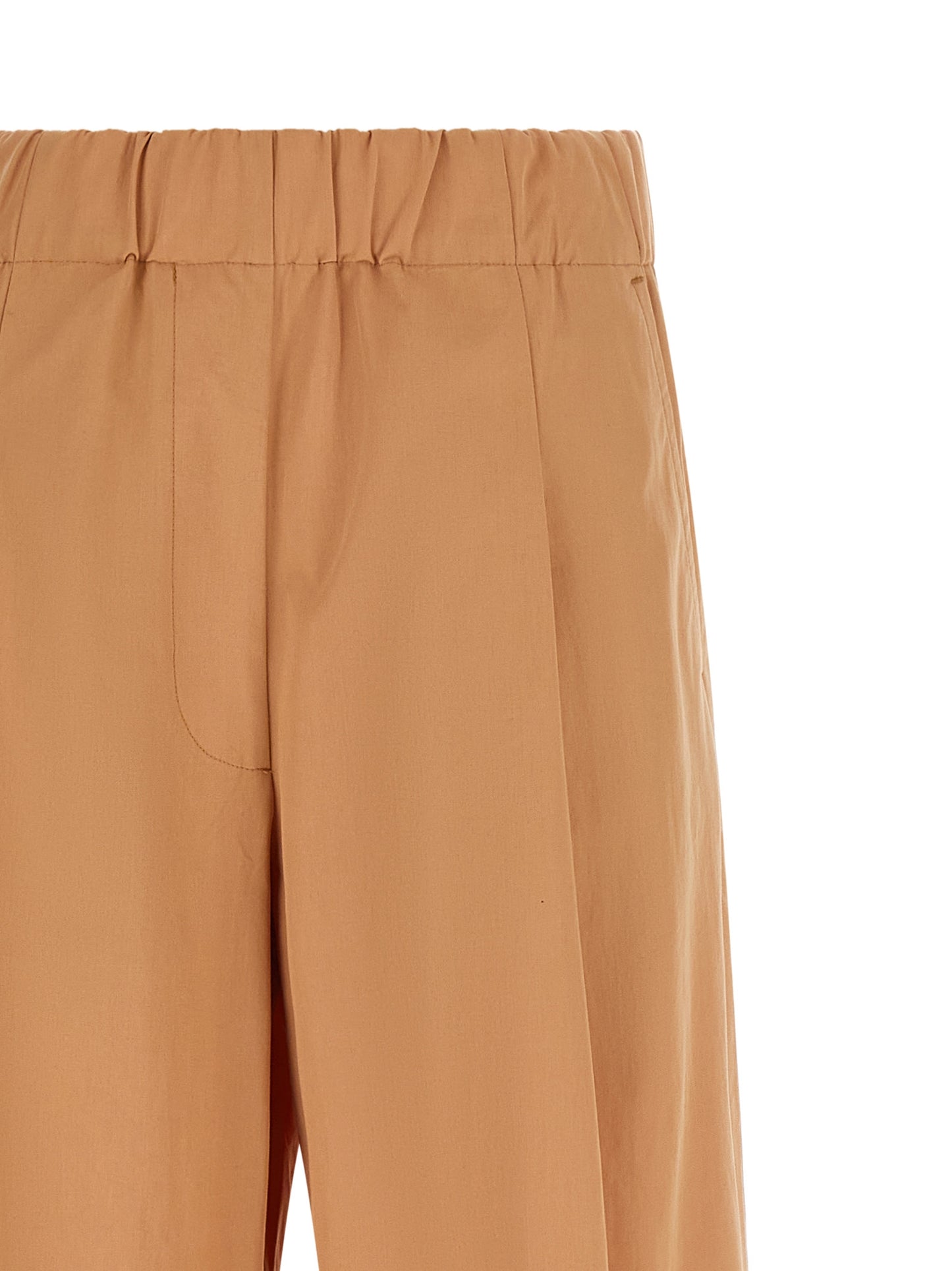 Trousers by Dries Van Noten for women in cotton multicolor & pink features an on trend silhouette, showcasing a sophisticated wide with a long and high rise for an on trend finish.