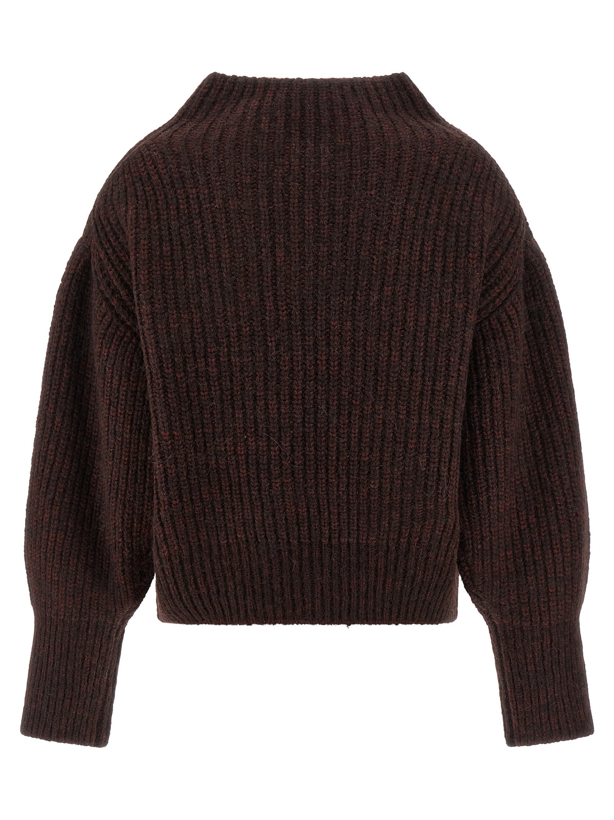 Dries Van Noten Women's Wide Alpaca Wool & Polyamide Cardigan - Bordeaux