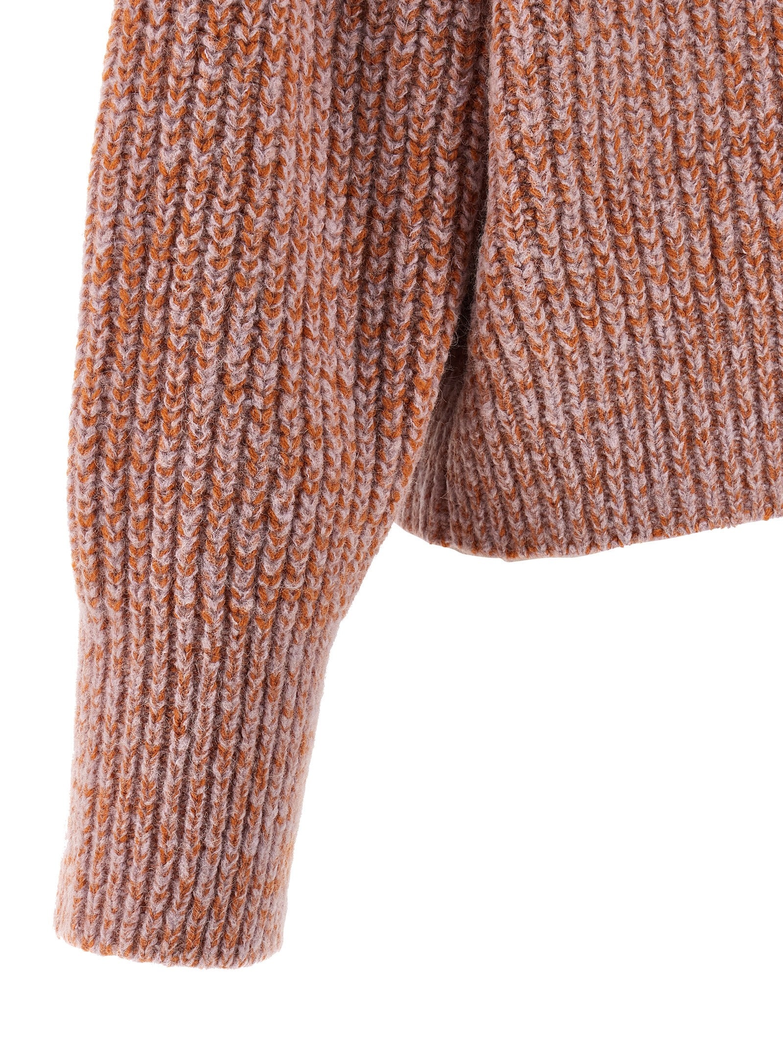 Cardigan by Dries Van Noten for women in alpaca wool & polyamide multicolor & pink features a dramatic silhouette, showcasing a sophisticated and dramatic detail for a timeless, premium look.