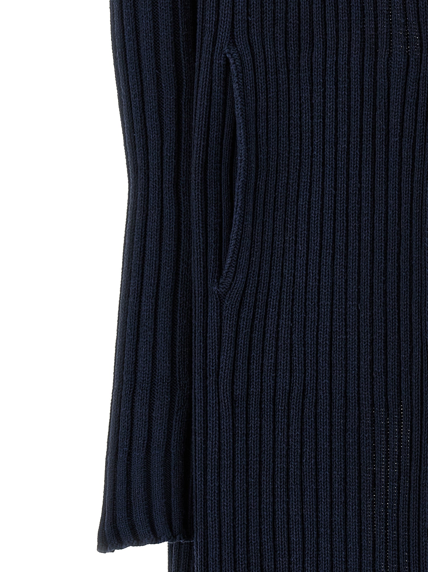 Cardigan by Balenciaga for women in cotton polyester blue features an crisp silhouette, showcasing a sophisticated and detail for a truly crisp finish.