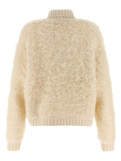 GOLDBERGH White Wool Cardigan