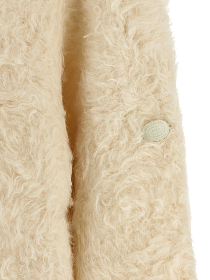 GOLDBERGH White Wool Cardigan