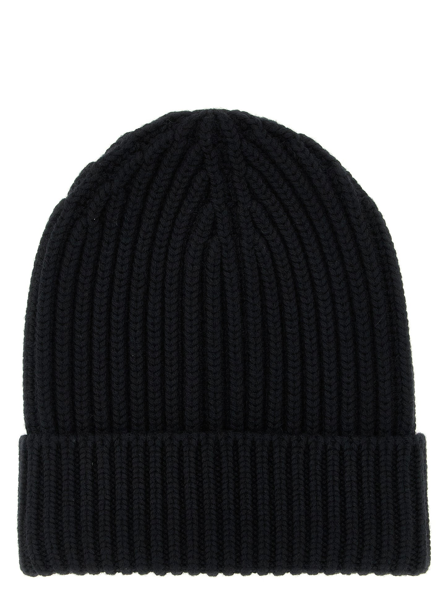Dolce & Gabbana Black Wool Beanie