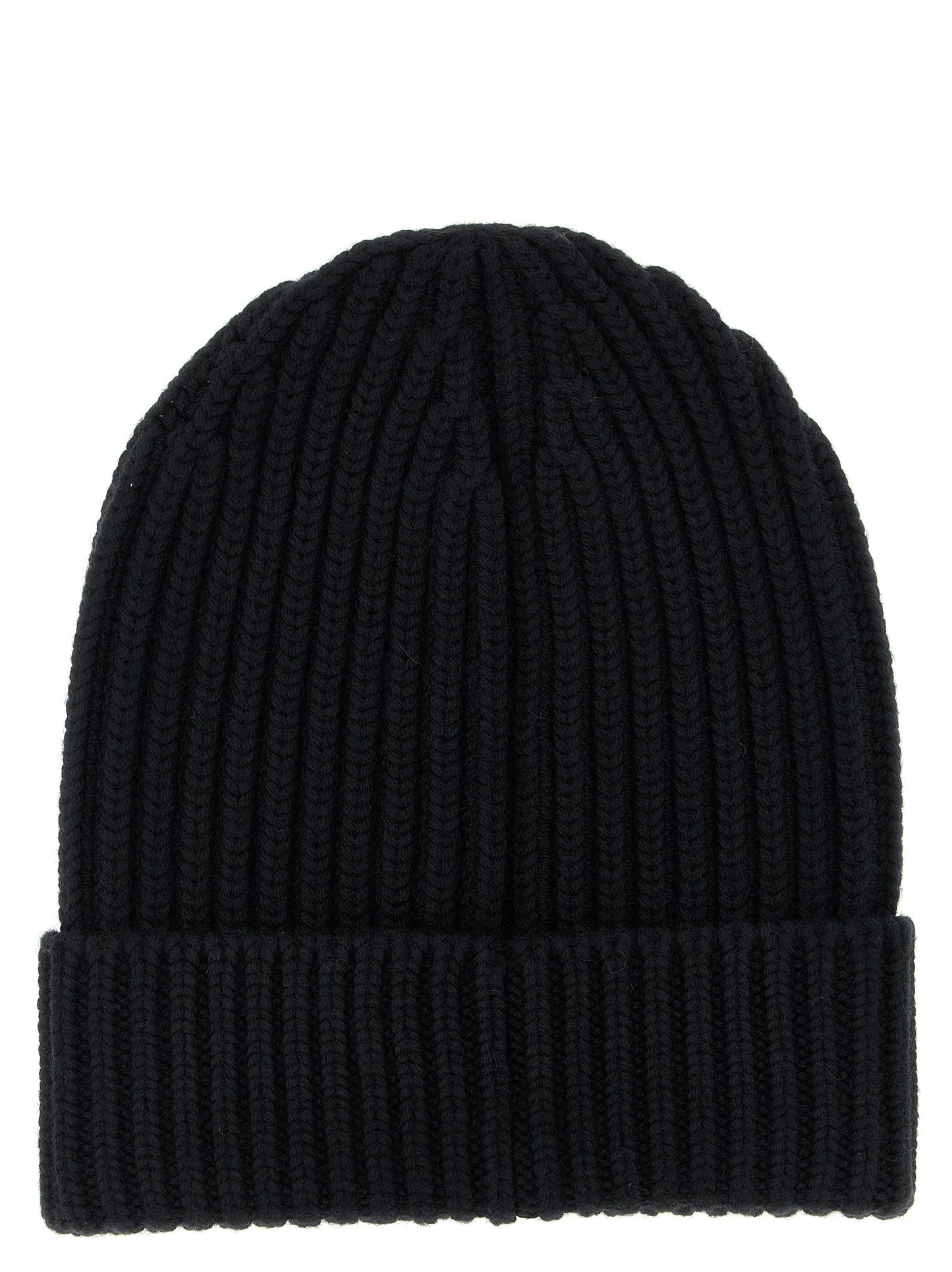 Dolce & Gabbana Black Wool Beanie