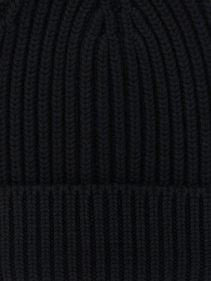 Dolce & Gabbana Black Wool Beanie