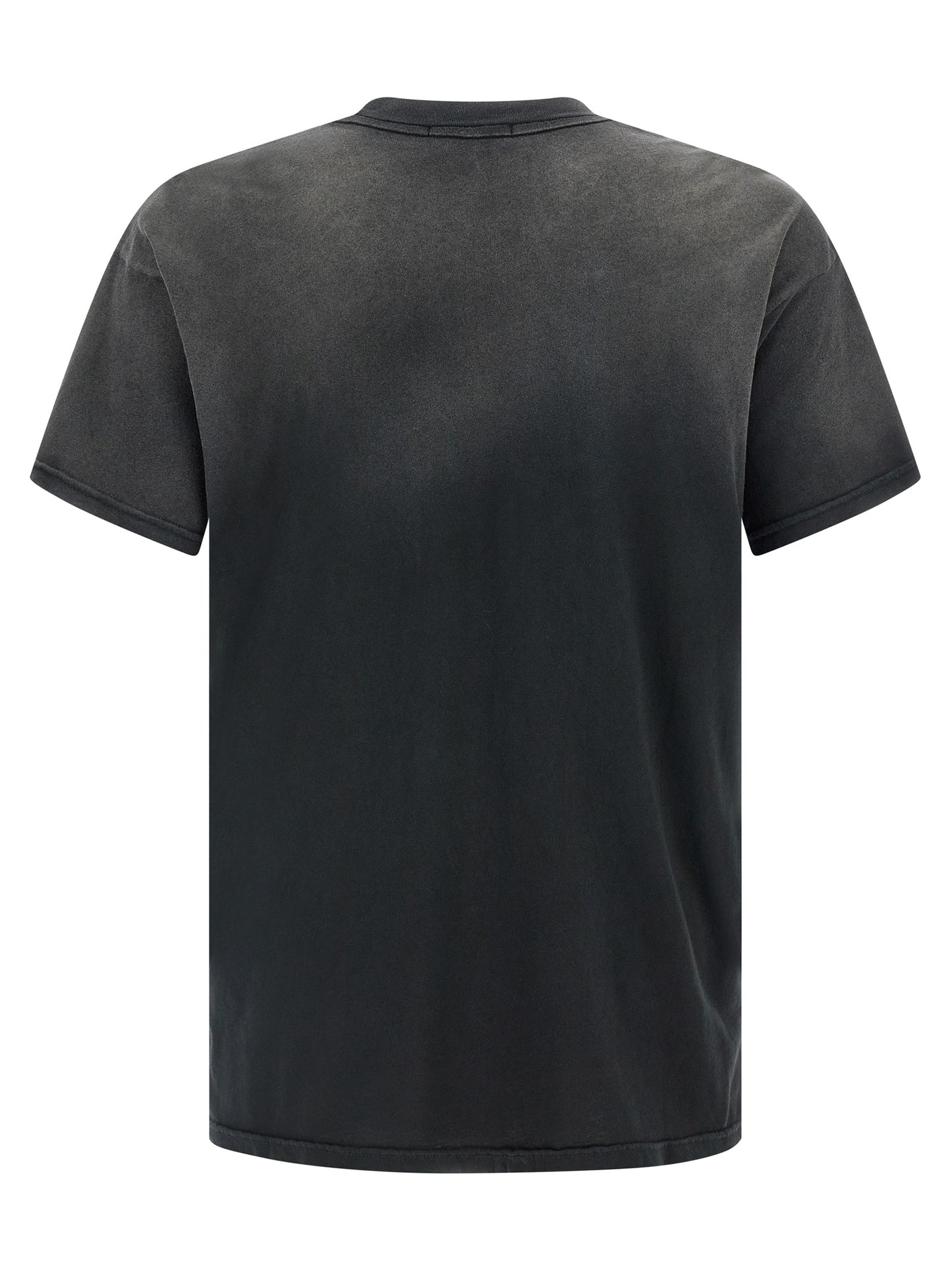 T-Shirt by WILLY CHAVARRIA for men in cotton black & print showcases a fashionable silhouette, elegantly detailed with a fashionable and crew neckline for a sophisticated, high-fashion look.