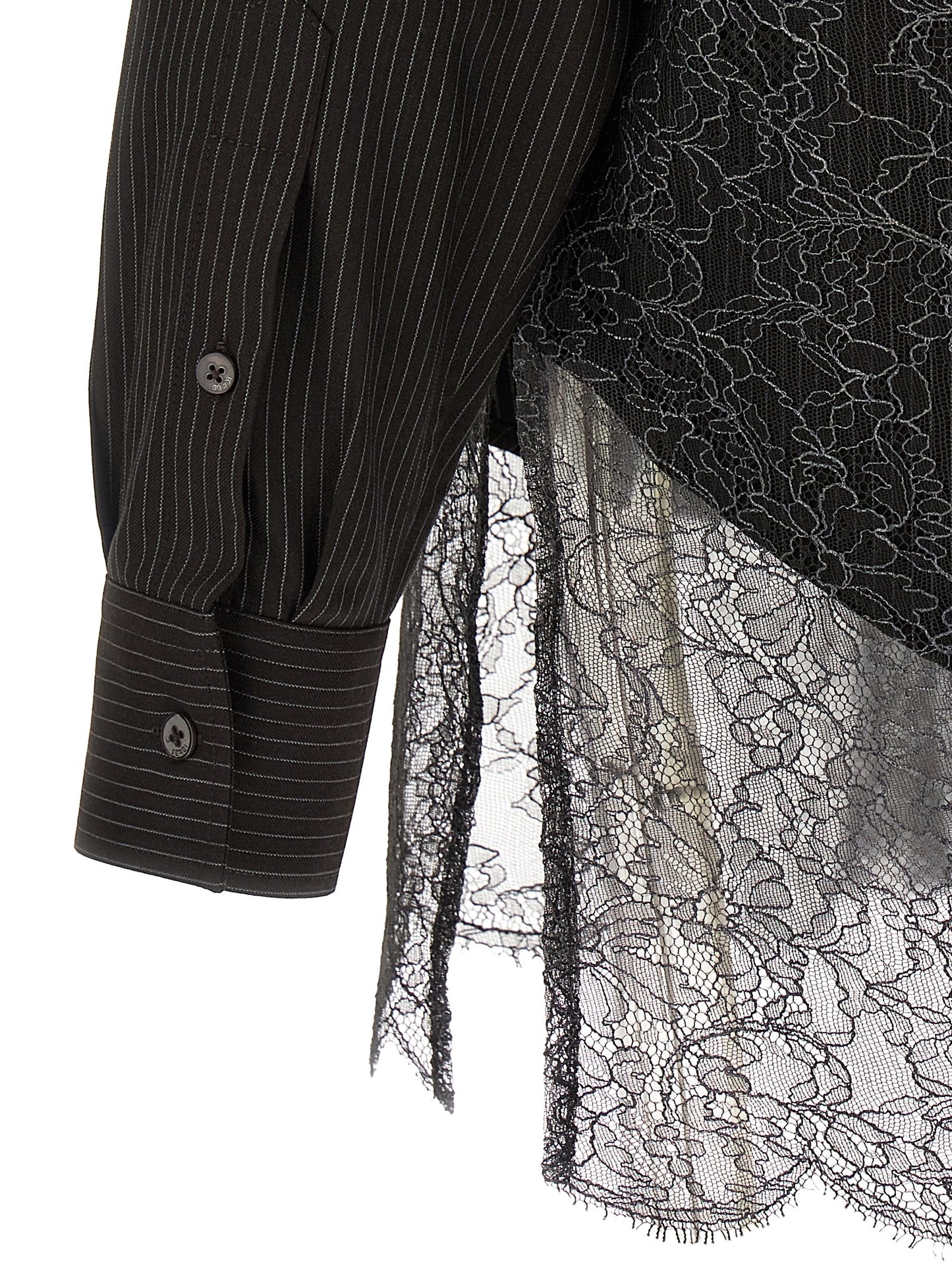Shirt by Fendi for men in virgin wool brown, patterned & pinstripe showcases a sublime silhouette, artfully detailed with a sublime and for a sophisticated, sublime finish.
