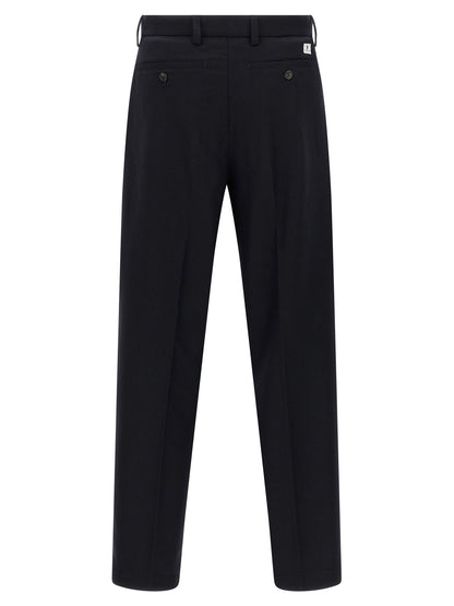 Casual Pants by Department 5 for men in polyamide & cashmere blue presents a refined pantology silhouette, artfully defined by a refined pantology straight-leg, long, and a sophisticated .