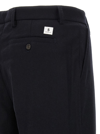 Casual Pants by Department 5 for men in polyamide & cashmere blue features a refined silhouette with a refined straight-leg, defined by a and a refined long for a refined finish.