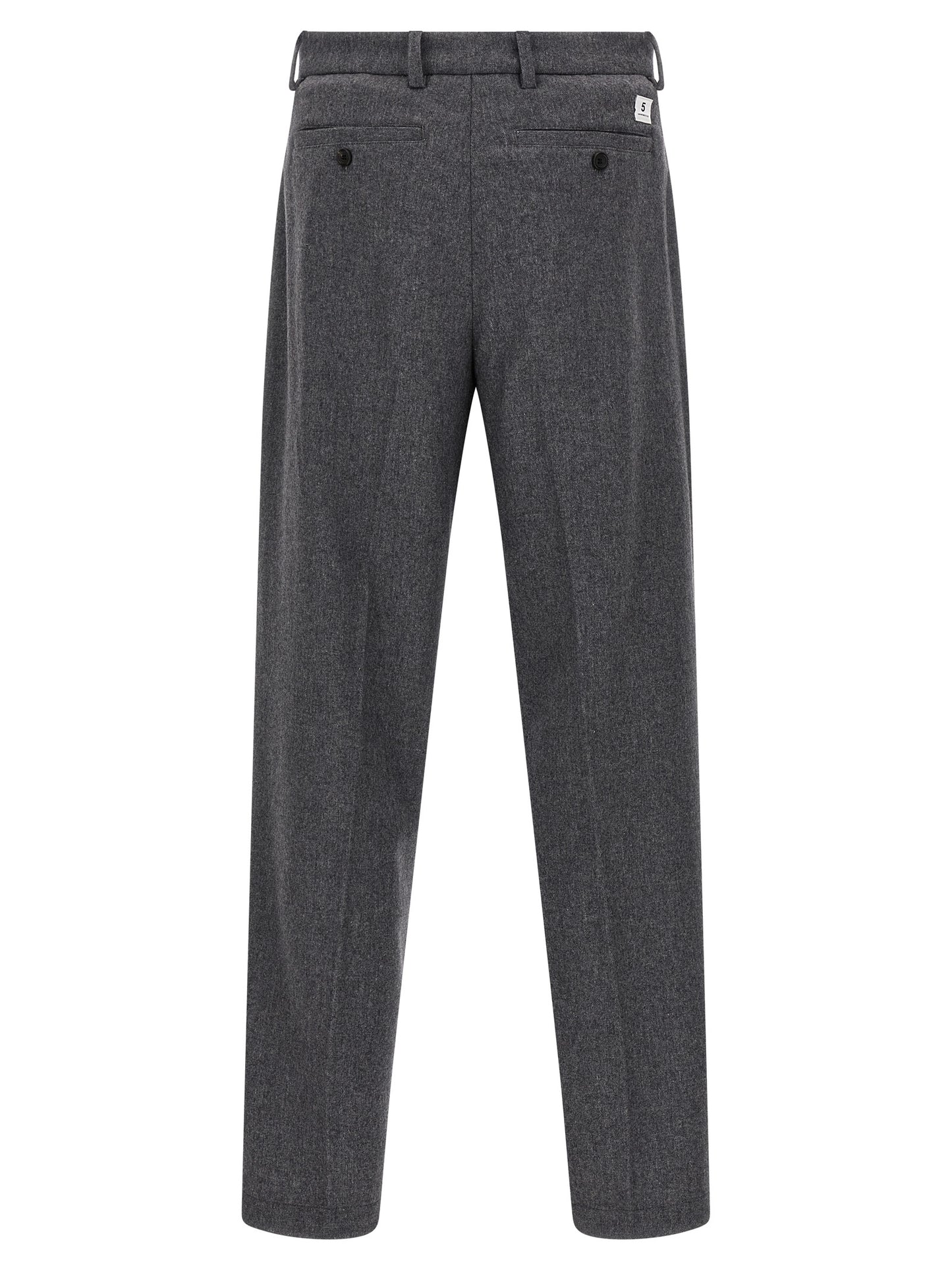 Trousers by Department 5 for men in polyamide & cashmere gray presents a smart silhouette, meticulously detailed with a smart straight-leg, a smart long, and a smart .
