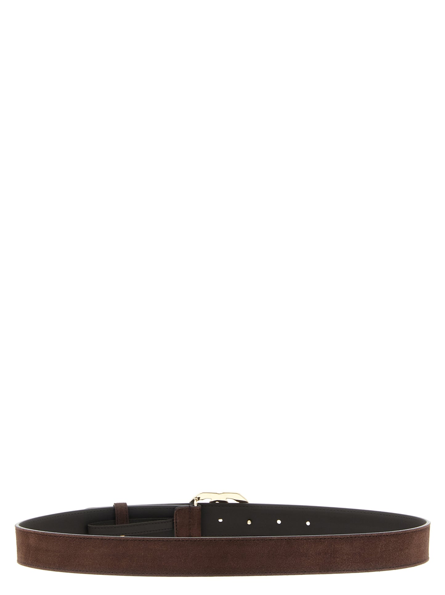 Belt by Gucci for women in bamboo & bos taurus suede calfskin leather brown features an artisanal finish, elegantly showcasing the signature style and artisanal craftsmanship of the Gg Marmont Bamboo & Bos Taurus Suede Calfskin Leather Belt design.