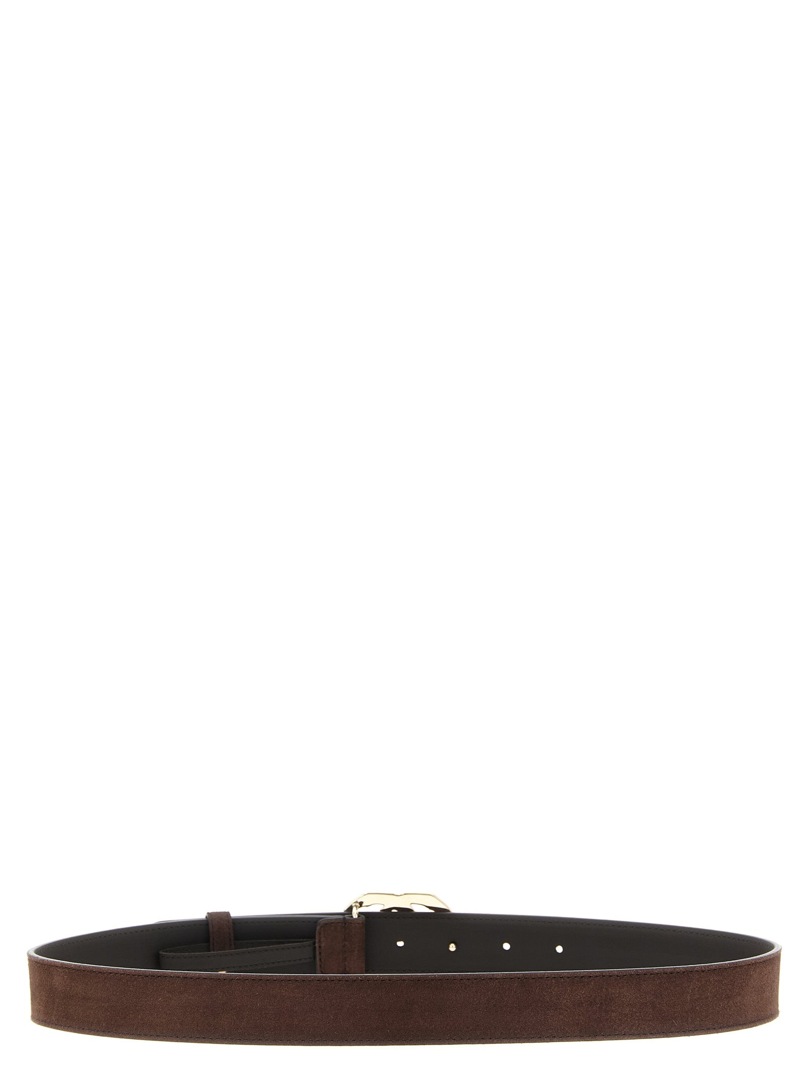 Belt by Gucci for women in bamboo & bos taurus suede calfskin leather brown features an artisanal finish, elegantly showcasing the signature style and artisanal craftsmanship of the Gg Marmont Bamboo & Bos Taurus Suede Calfskin Leather Belt design.