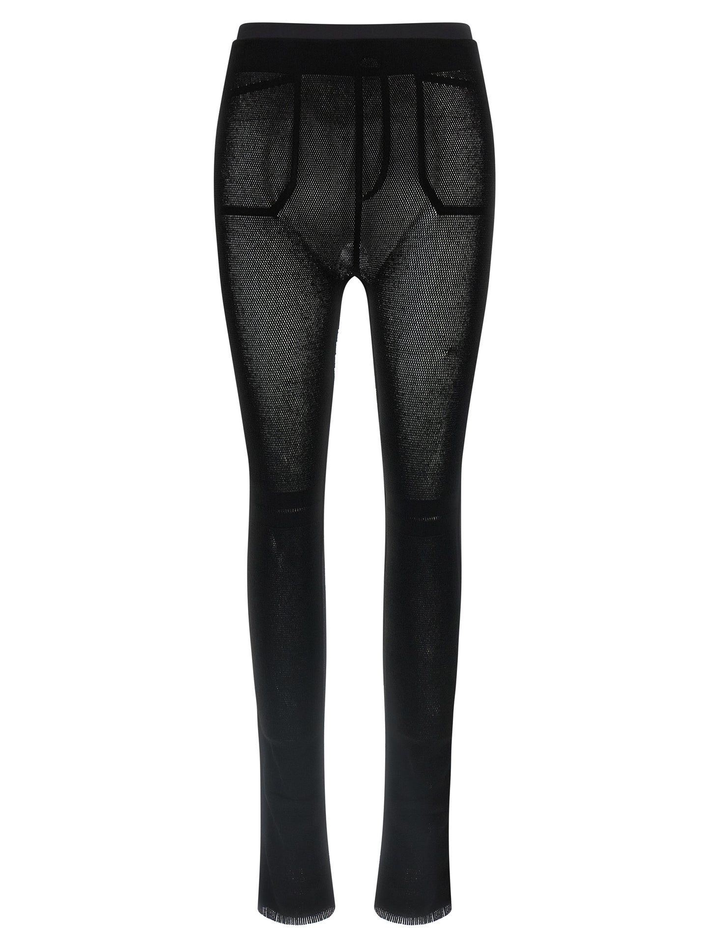 Activewear Leggings by Issey Miyake for women in polyurethane & nylon black & copper features an streamlined leggings and with a long cut, beautifully enhanced by performance-driven mesh-panels.