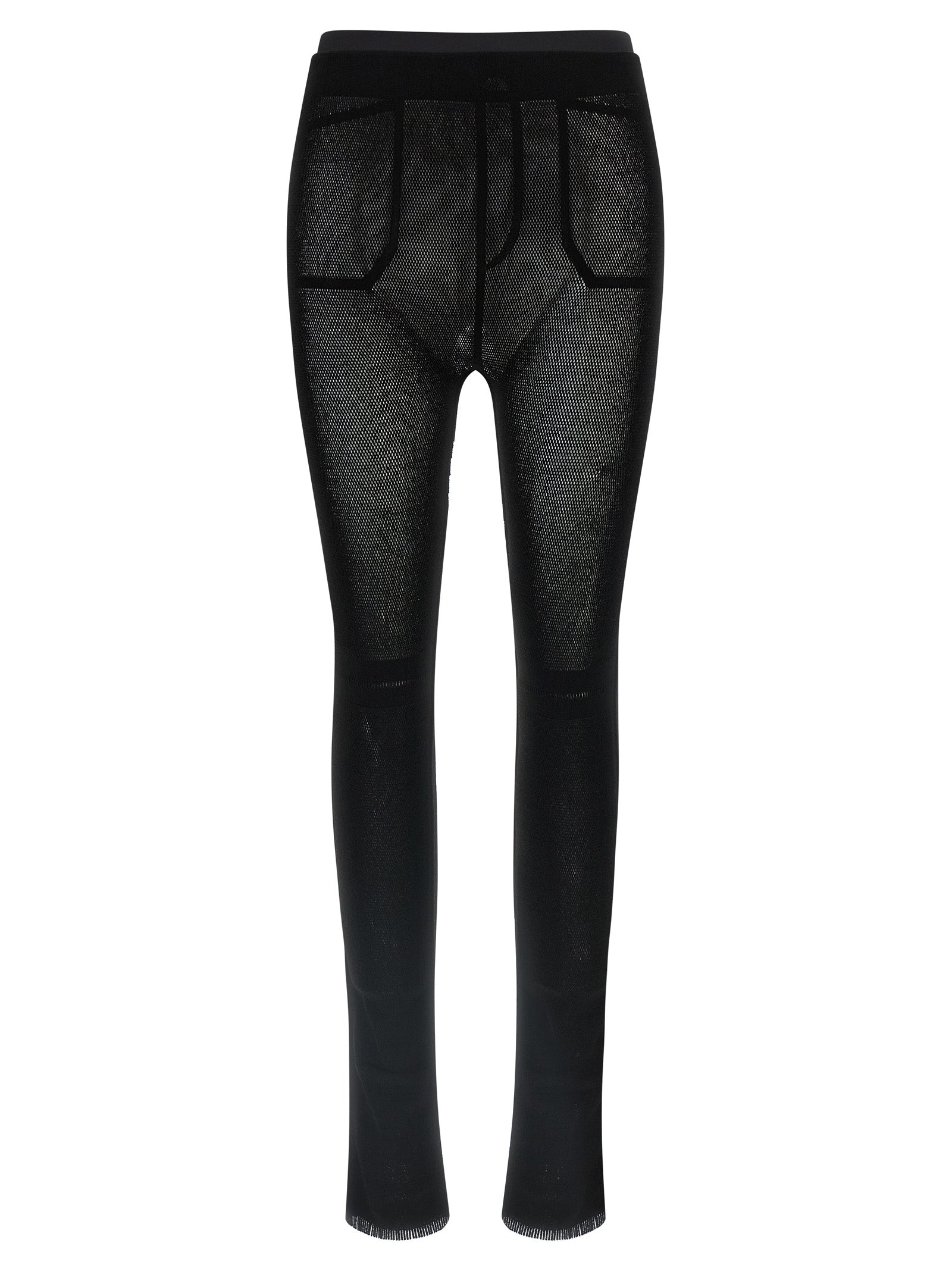 Activewear Leggings by Issey Miyake for women in polyurethane & nylon black & copper features an streamlined leggings and with a long cut, beautifully enhanced by performance-driven mesh-panels.