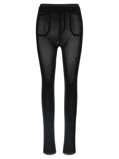 Activewear Leggings by Issey Miyake for women in polyurethane & nylon black & copper features an streamlined leggings and with a long cut, beautifully enhanced by performance-driven mesh-panels.