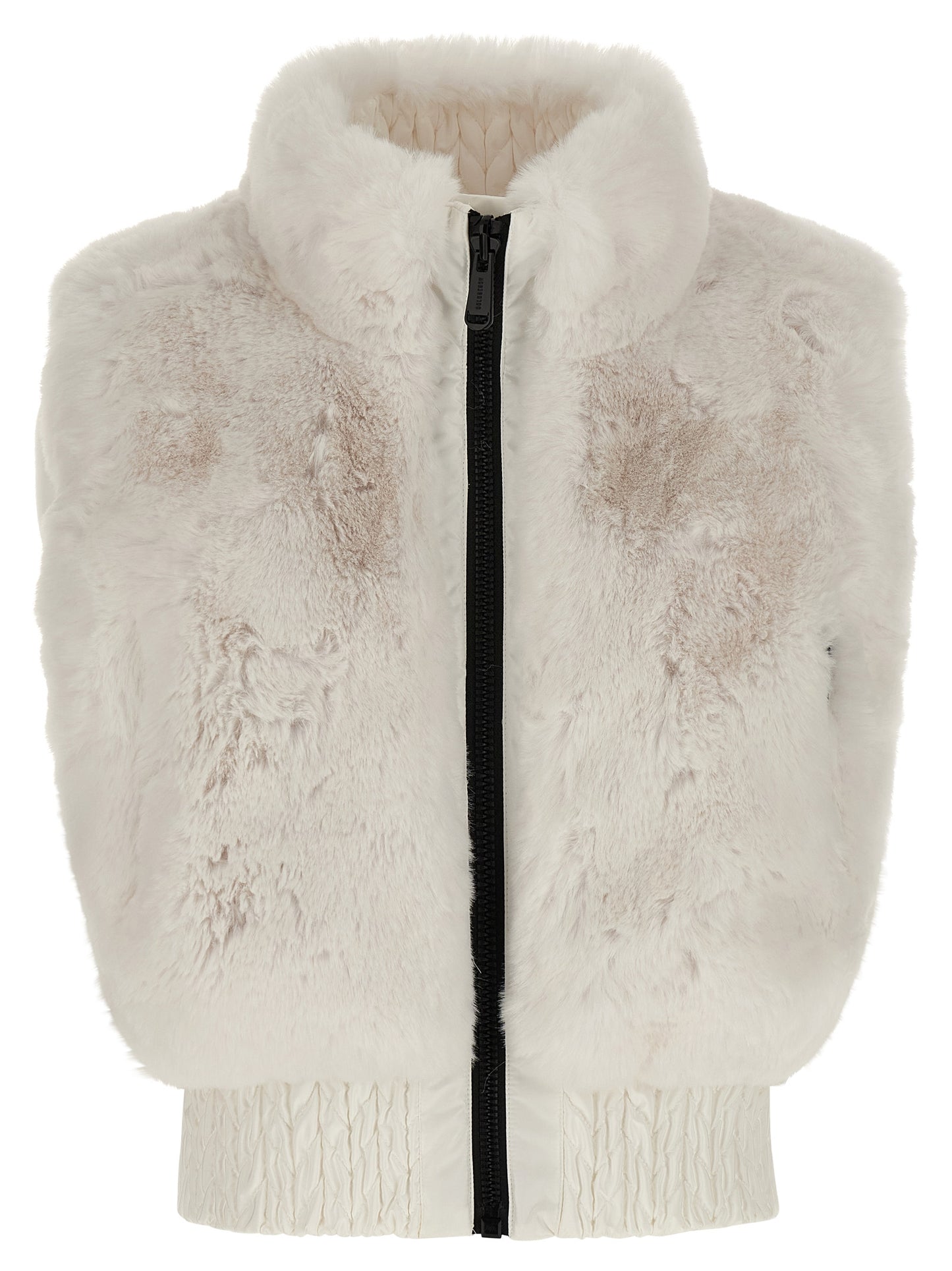 GOLDBERGH White Polyester Sleeveless Jacket