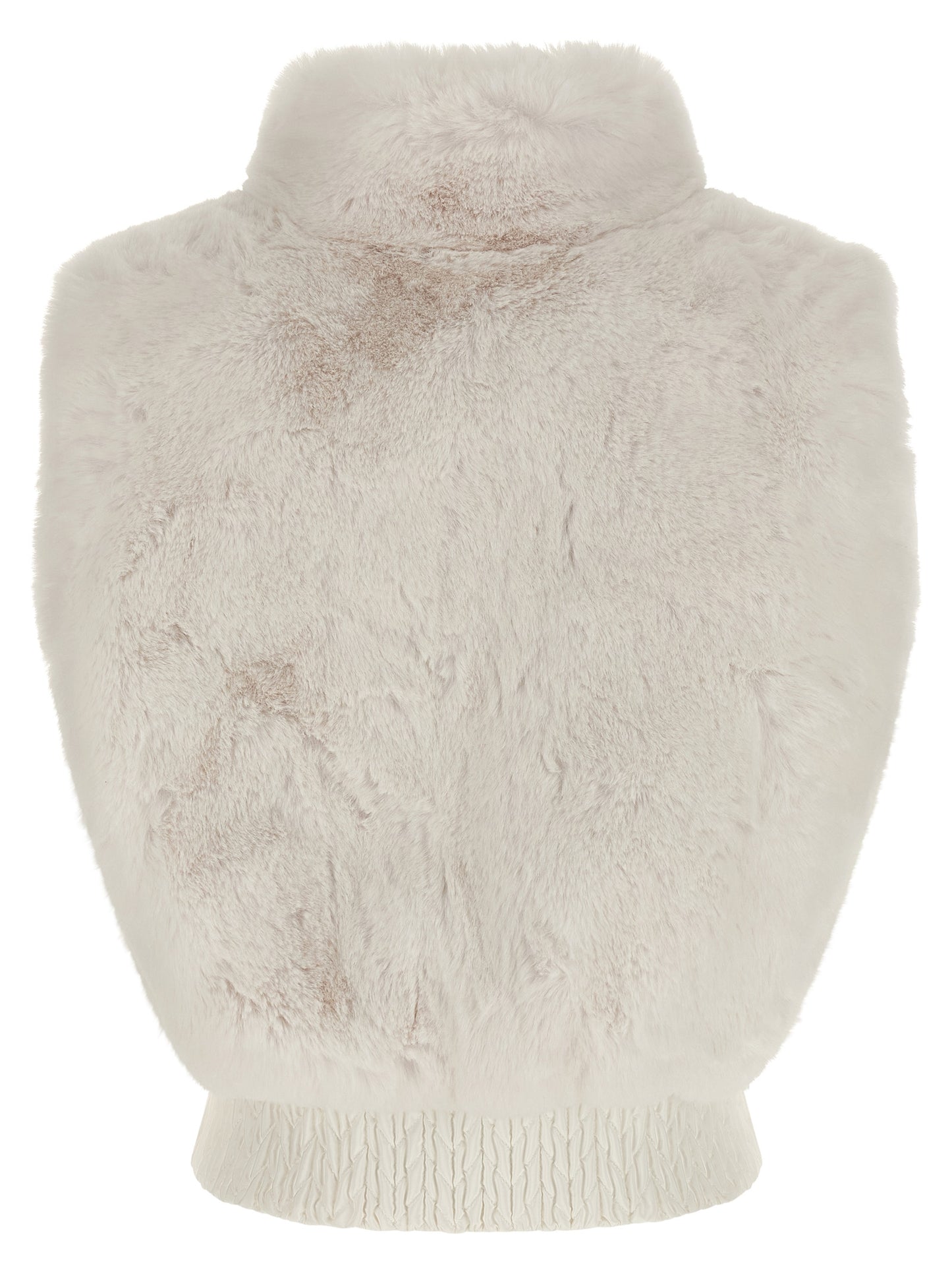 GOLDBERGH White Polyester Sleeveless Jacket