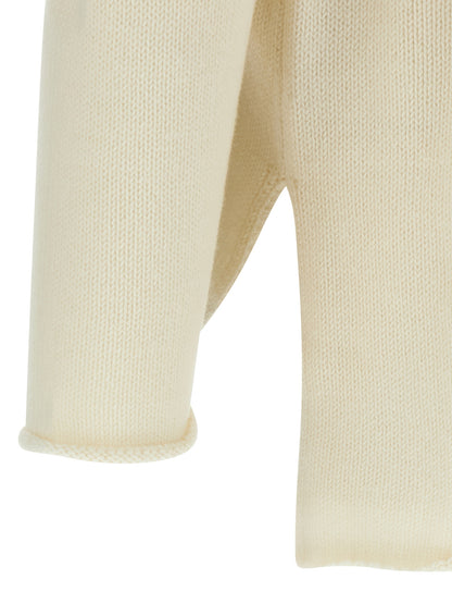 Cardigan by Undercover for men in wool acrylic white & print features an impeccable silhouette, showcasing a sophisticated and detail for a truly impeccable finish.
