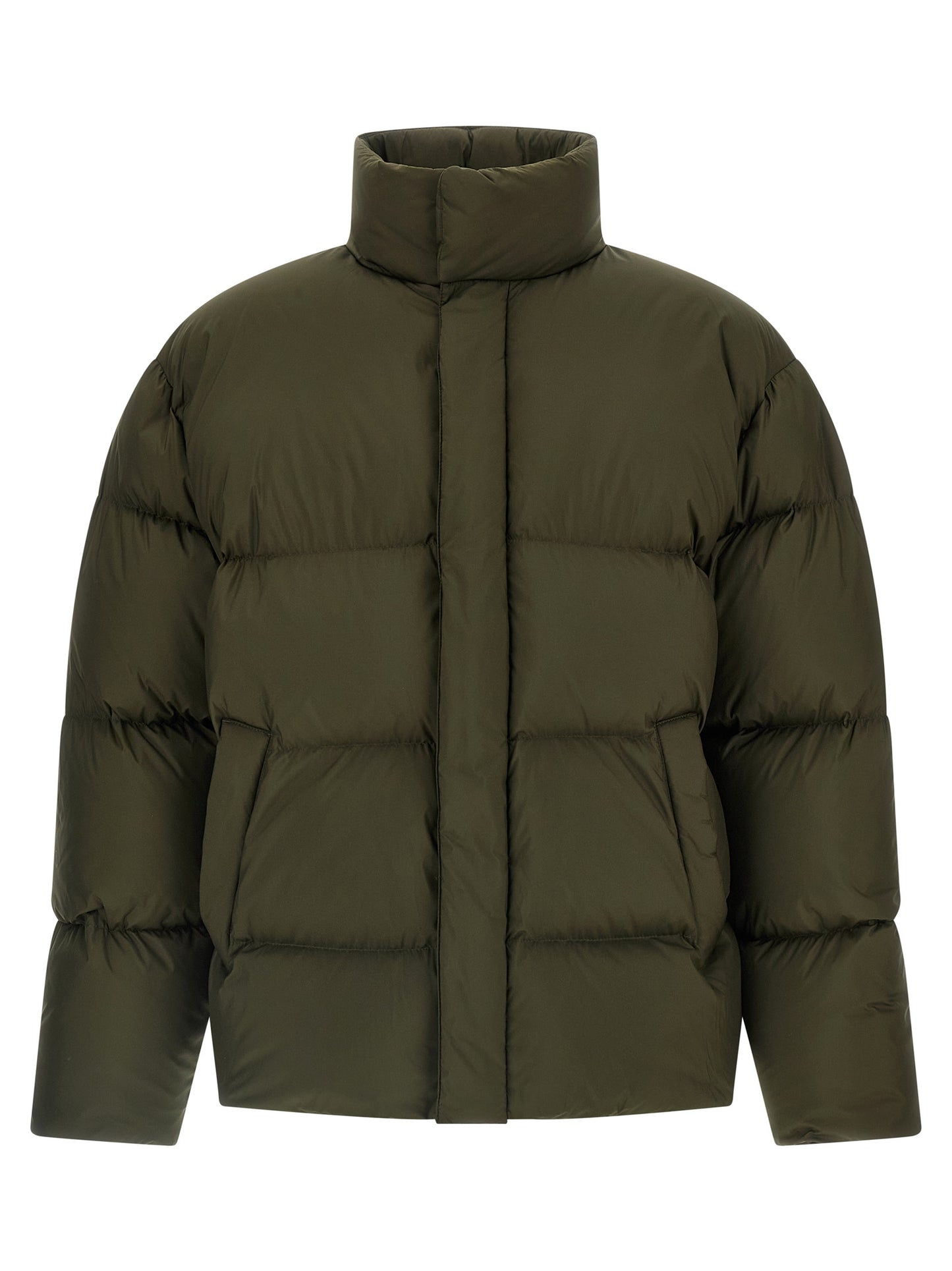 Saint Laurent Bicolor Polyester Full-Length Jacket