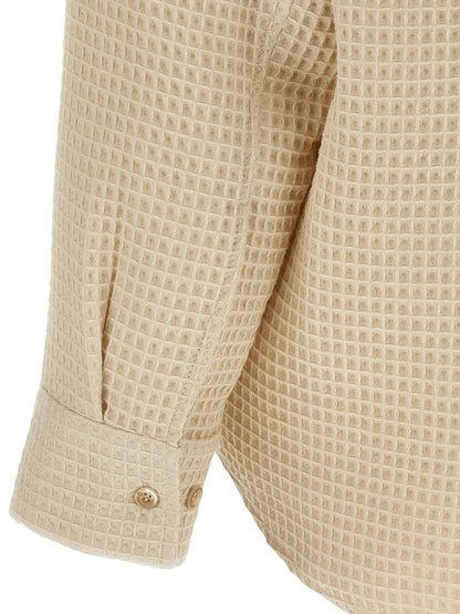 SÉFR Beige Cotton Blouse