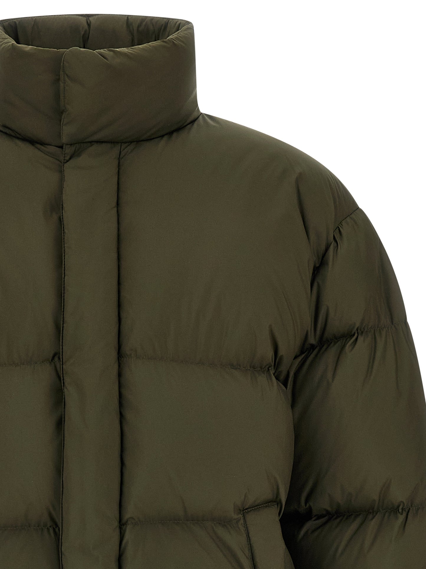 Saint Laurent Bicolor Polyester Full-Length Jacket