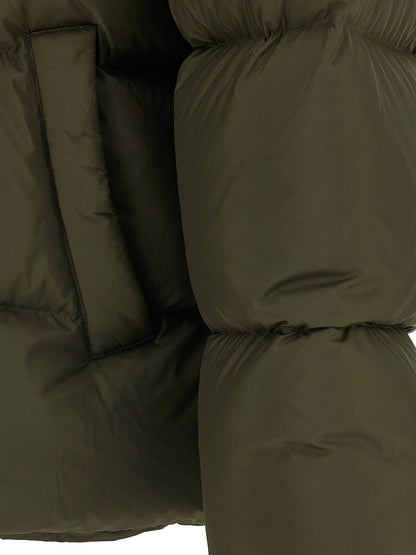 Saint Laurent Bicolor Polyester Full-Length Jacket