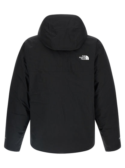 Hooded Parka by The North Face for men in polyester & goose down black features a modern silhouette, showcasing a sophisticated hooded neckline and premium thermal, breathable-design, hooded & insulated for a truly modern finish.